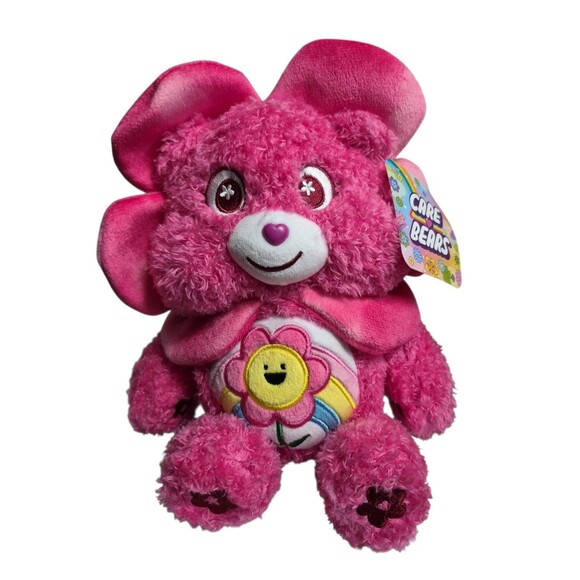 Other - Care Bears 10" Plush Pink Cheer Bear As Flower Easter Spring Gift 2026 New